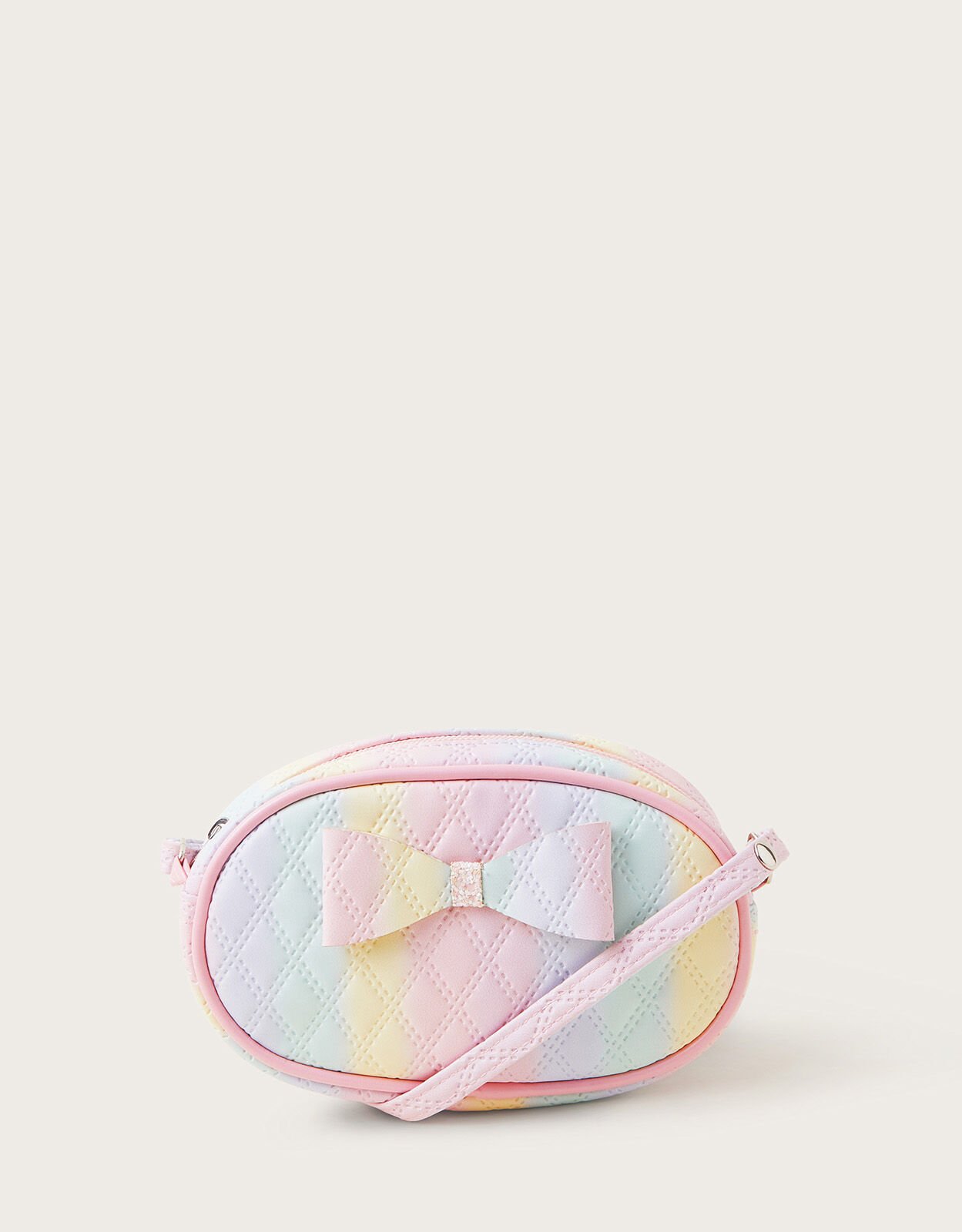 Rainbow quilted purse outlet