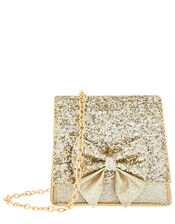 Grace Bow Glitter Mini Bag, , large
