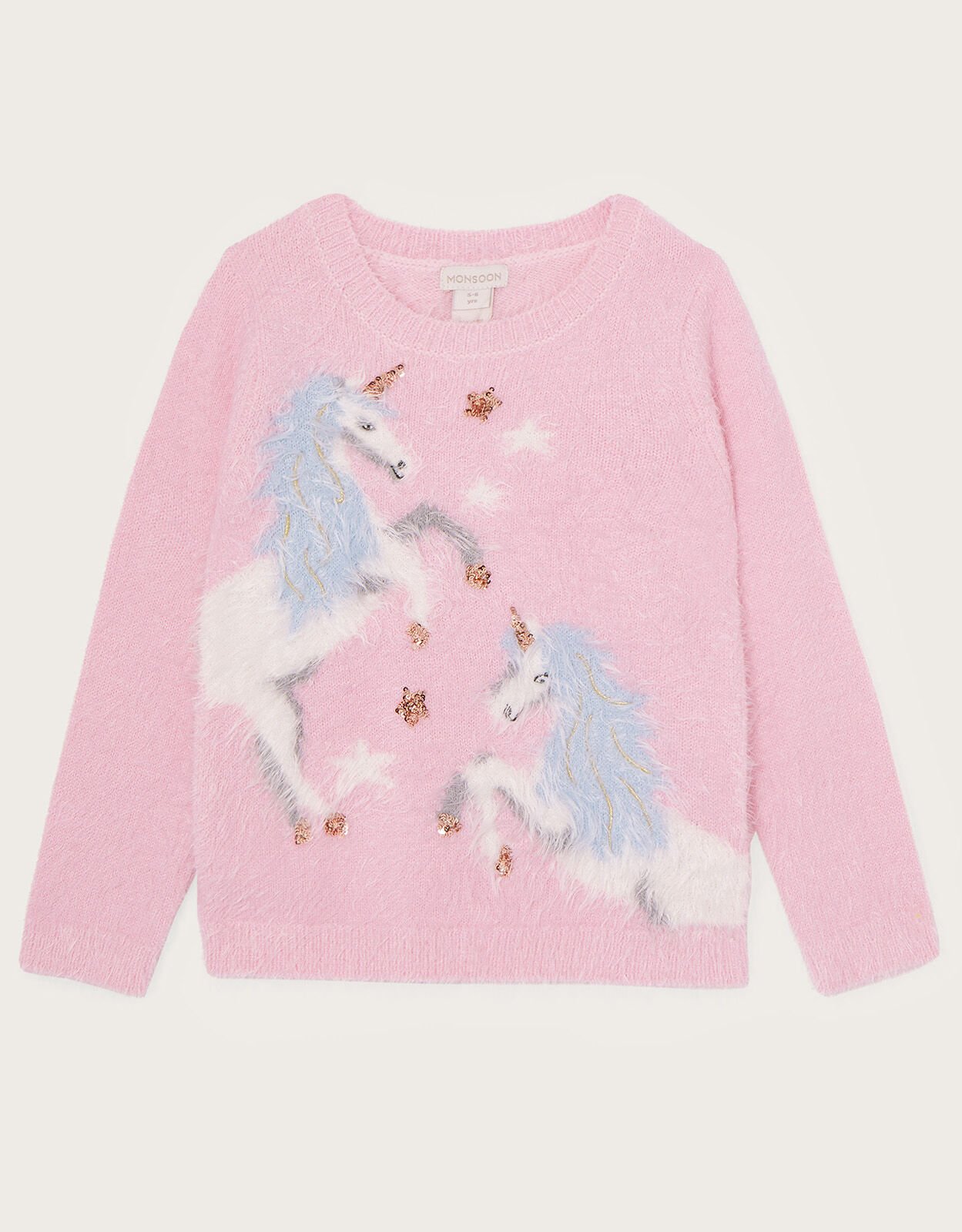 Double Unicorn Fluffy Jumper