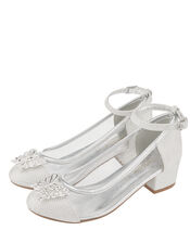 Larissa Butterfly Princess Shoe, Silver (SILVER), large