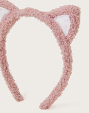 Fluffy Cat Ears Headband, , large