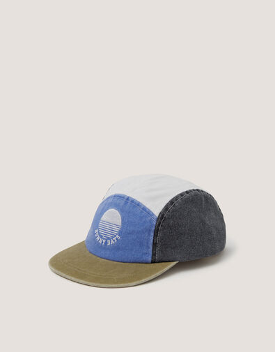 Sunny Days Colourblock Cap, Blue (BLUE), large