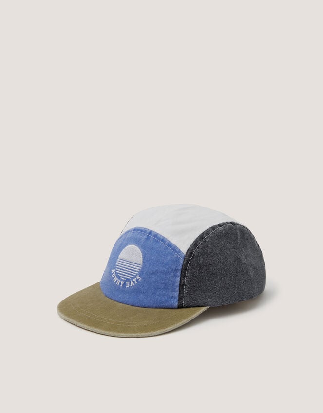 Sunny Days Colourblock Cap, Blue (BLUE), large