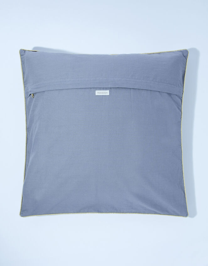 Foil Print Velvet Cushion, , large