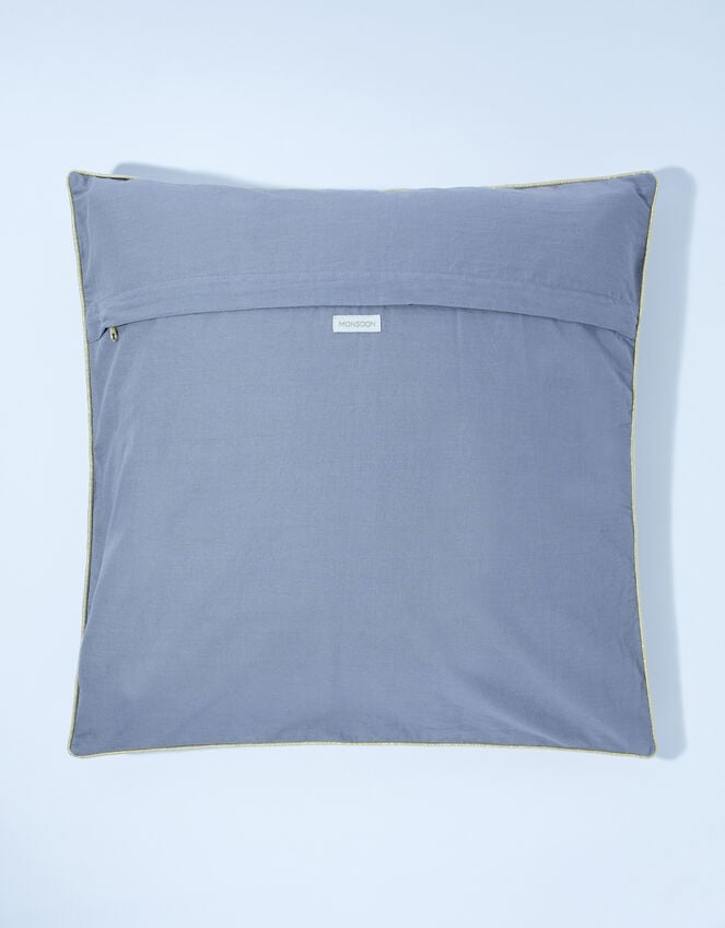 Foil Print Velvet Cushion, , large