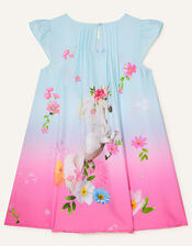 Unicorn Ombre Dress, Blue (TURQUOISE), large