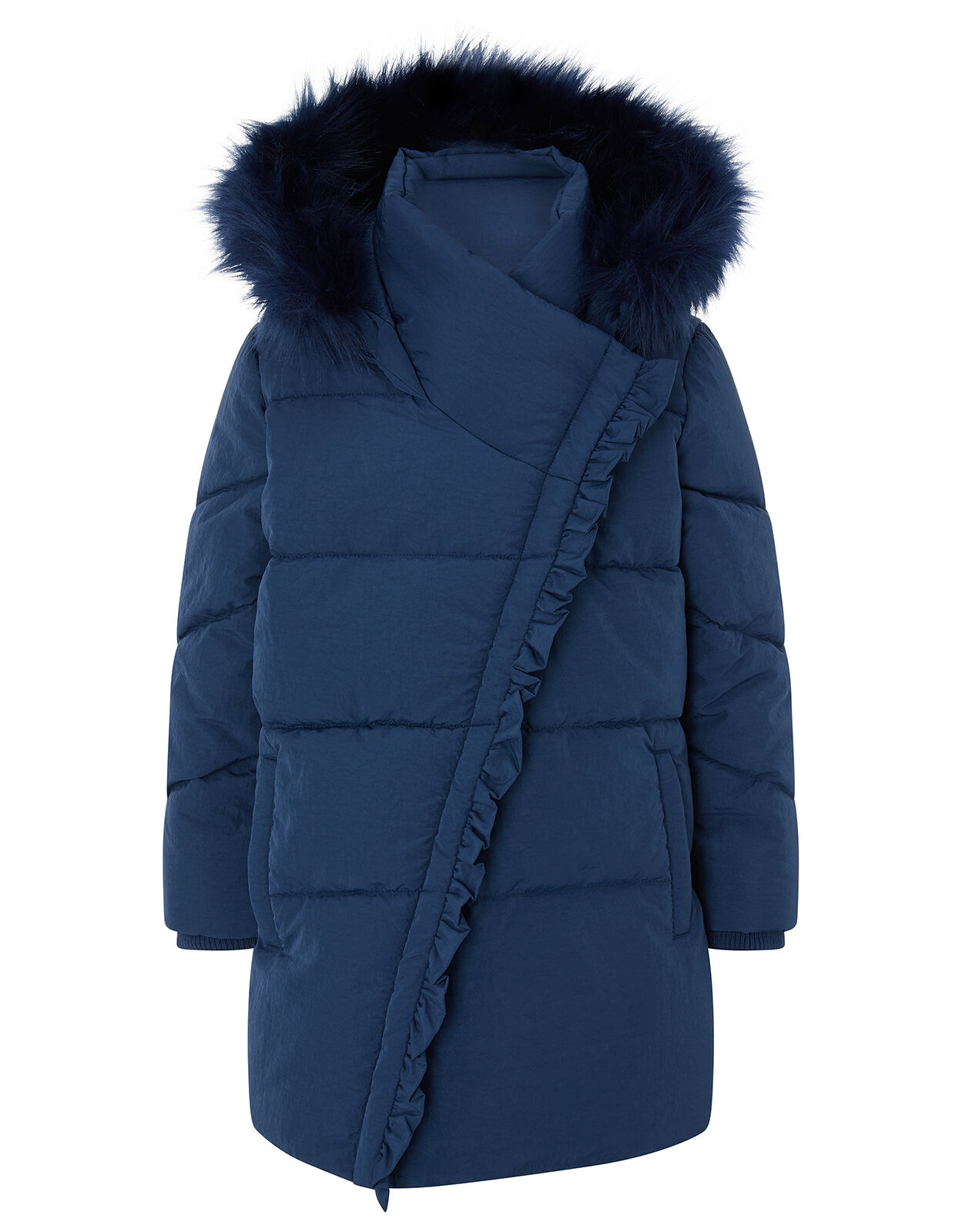 Asymmetric puffer jacket hotsell