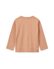 Liewood Cat Print Long Sleeve T-Shirt, Pink (ROSE), large