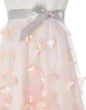 Flutter Butterfly Hi-Low Dress, Pink (PALE PINK), large