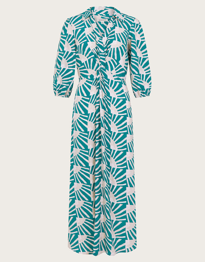 Rosanna Midi Dress, Teal (TEAL), large