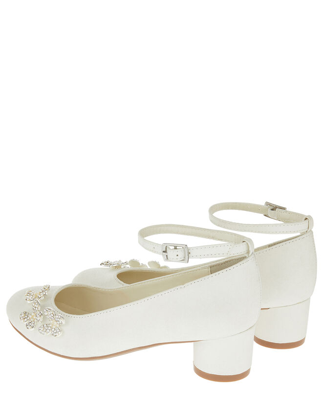 Maria Pearl Butterfly Shimmer Heels, Ivory (IVORY), large