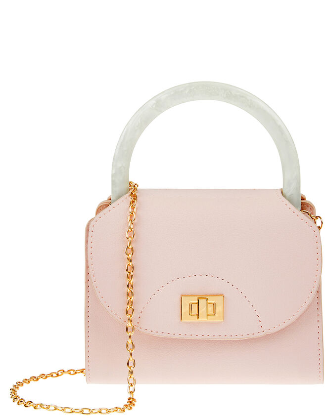 Pearly Handle Mini Bag, , large