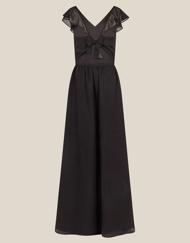 Indi Tie-Back Prom Dress, Black (BLACK), large