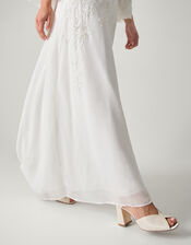 Camilla Embroidered Maxi Wedding Dress, Ivory (IVORY), large