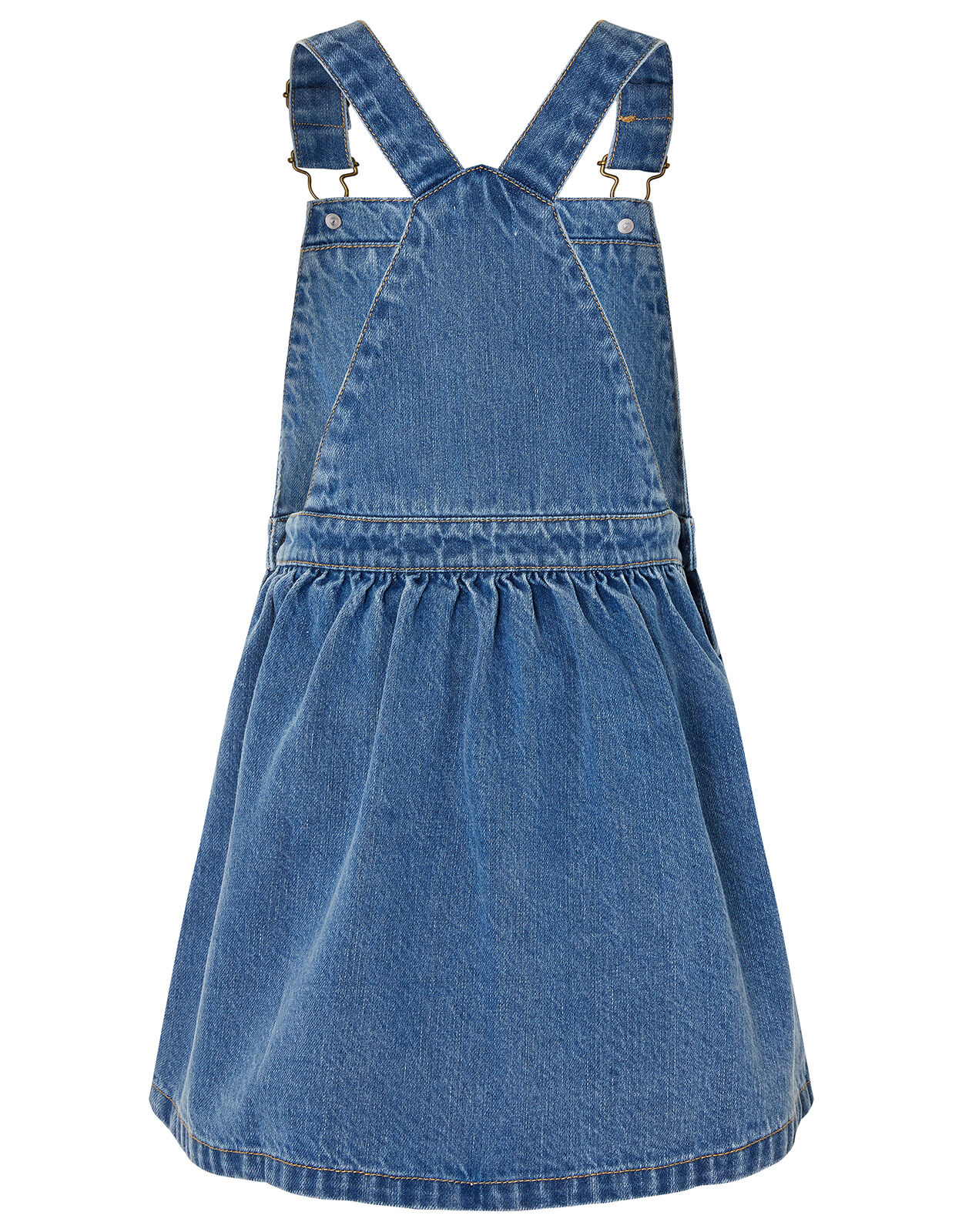 denim pinny dress