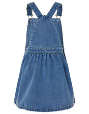 Unicorn Denim Pinny Dress, Blue (BLUE), large
