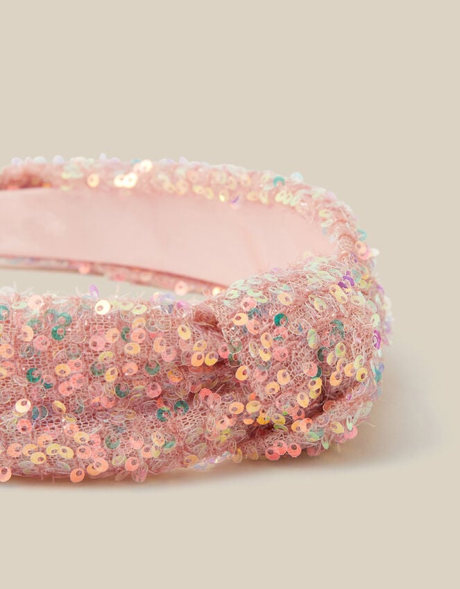 Sequin Knot Headband, , large