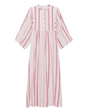 Petite Mendigote Rigo Stripe Tunic Dress, Purple (PURPLE), large