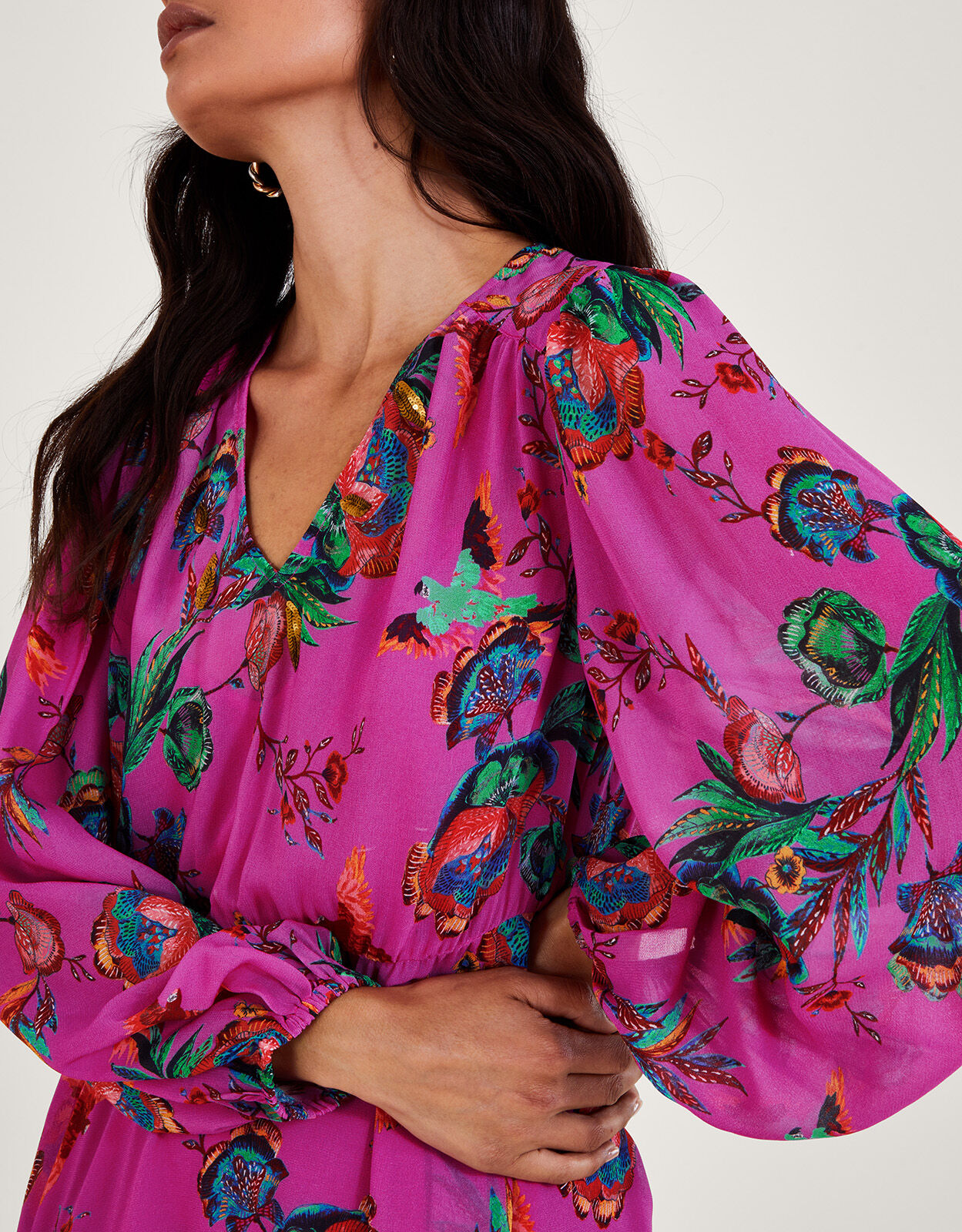 Jordann Tea Dress Pink