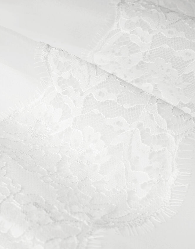 Alovette Lace Communion Dress, White (WHITE), large