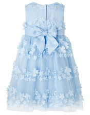 Baby Pretty Petal Occasion Dress, Blue (BLUE), large