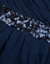 Abigail One-Shoulder Prom Dress, Blue (NAVY), large