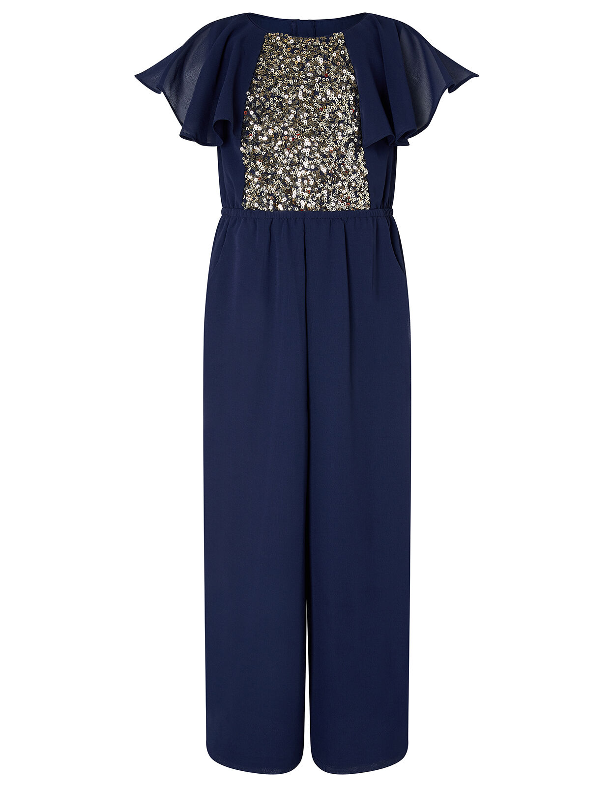 Navy girls jumpsuit sales