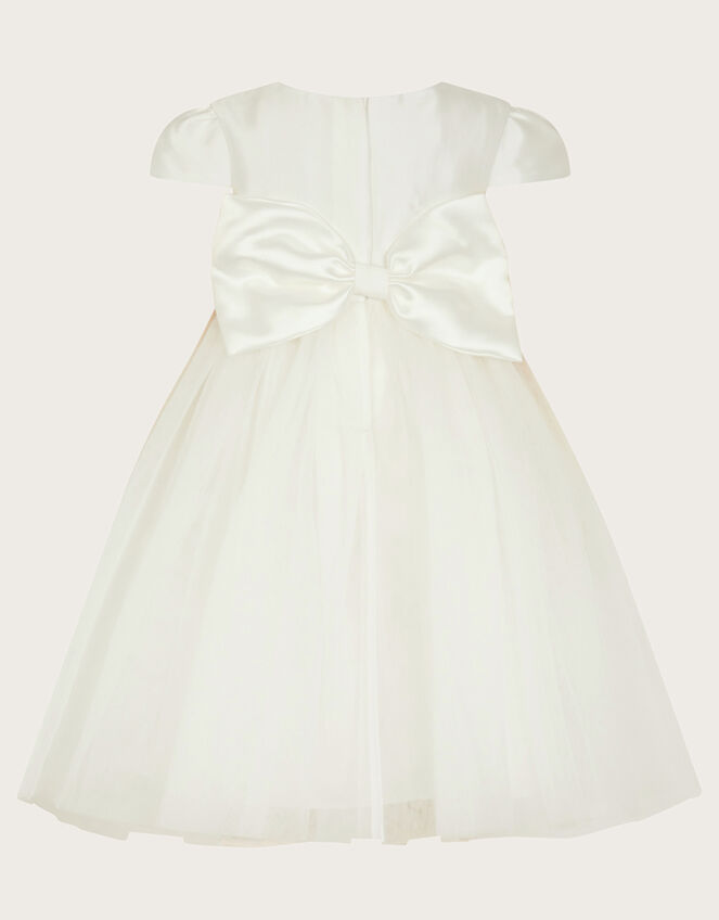 Baby Flourish 3D Dress, Ivory (IVORY), large