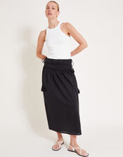Jade Maxi Skirt, Black (BLACK), large