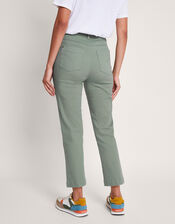 Safaia 7/8 Denim Jeans, Green (KHAKI), large