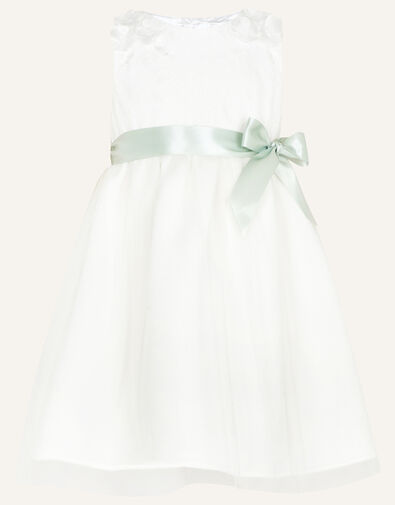 Baby Freya Scuba Bridesmaids Dress, Ivory (IVORY), large