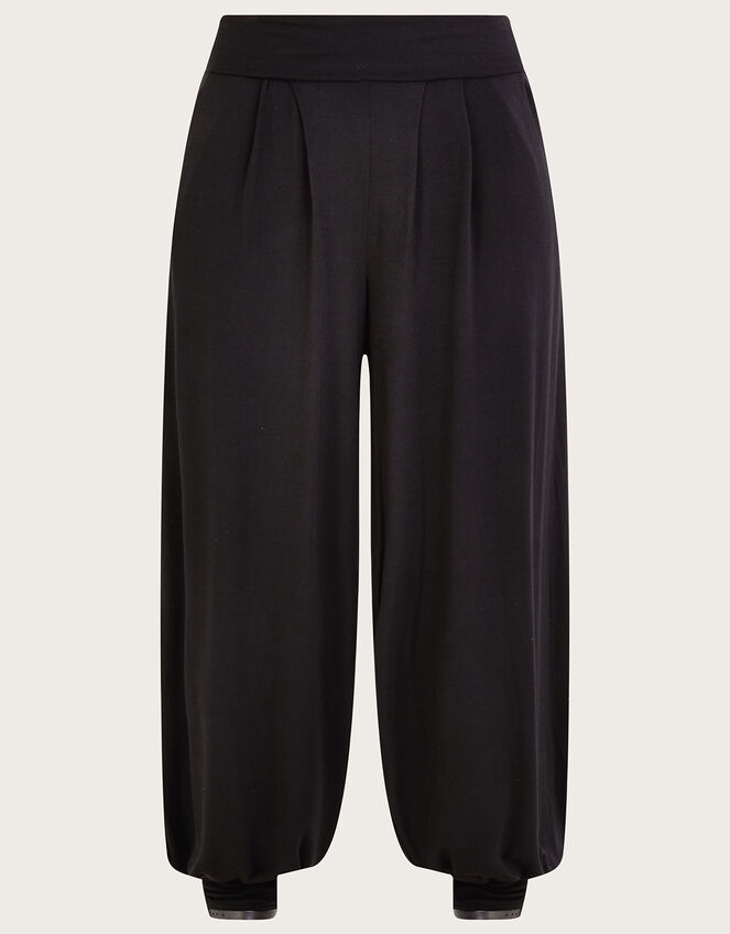 Jersey Hareem Trousers Black