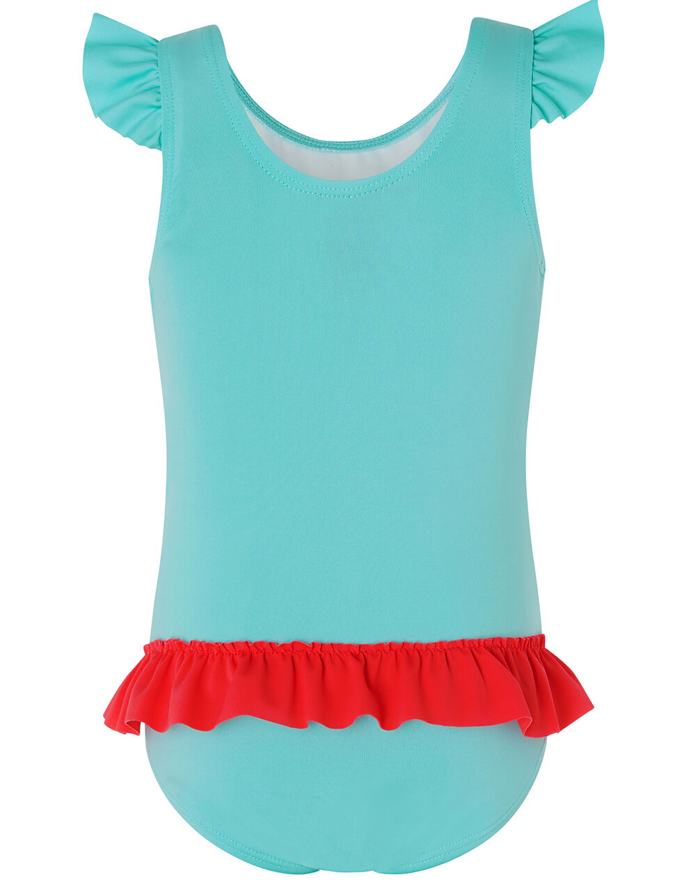 Baby Cora Flamingo Swimsuit with Recycled Polyester Blue Baby Girl