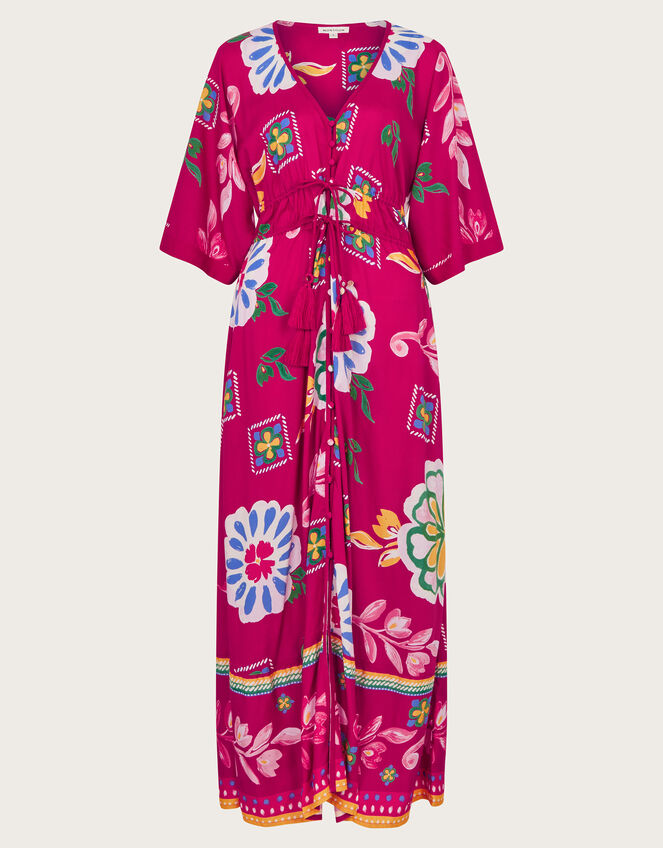Prim Floral Maxi Dress, Pink (PINK), large