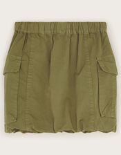 Parachute Cargo Skirt, Green (KHAKI), large