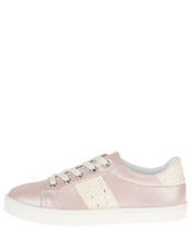 Shimmer Glitter Trainers, Pink (PINK), large