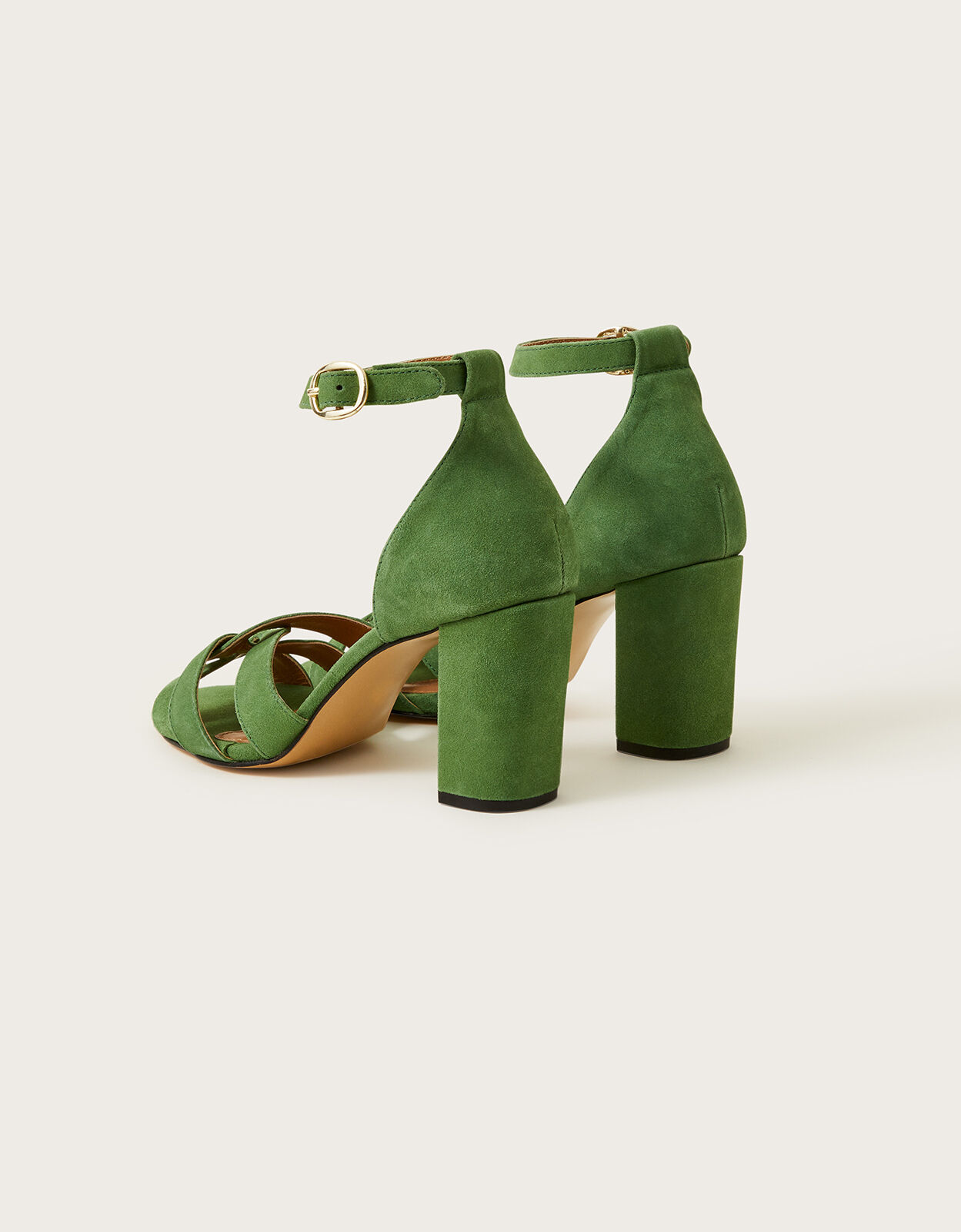 Green block heel sandals deals uk