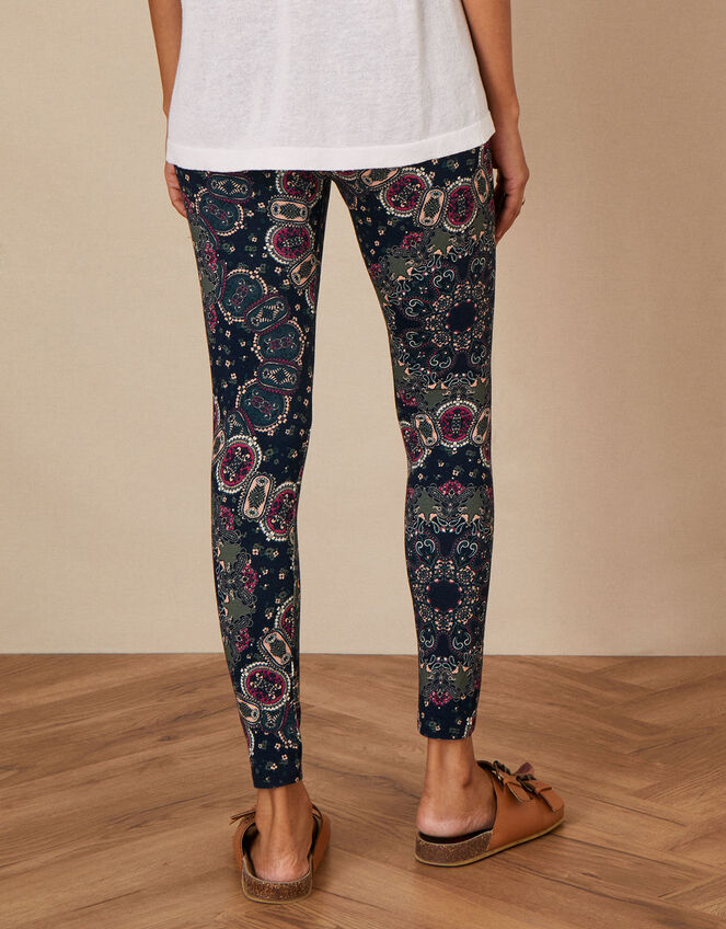 Printed Jersey Leggings , Black (BLACK), large