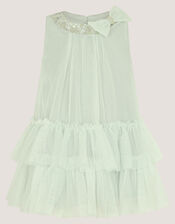 Baby Alex Sequin Swing Party Dress, Green (SAGE), large