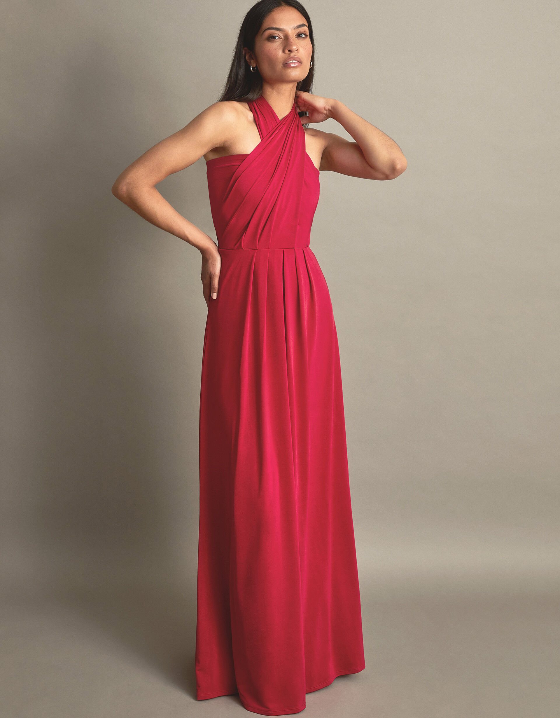 Red multiway maxi dress sales