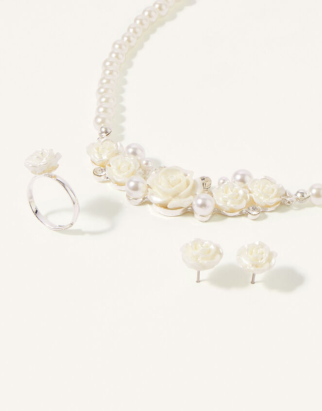 Pearly Rose Jewellery Set, , large