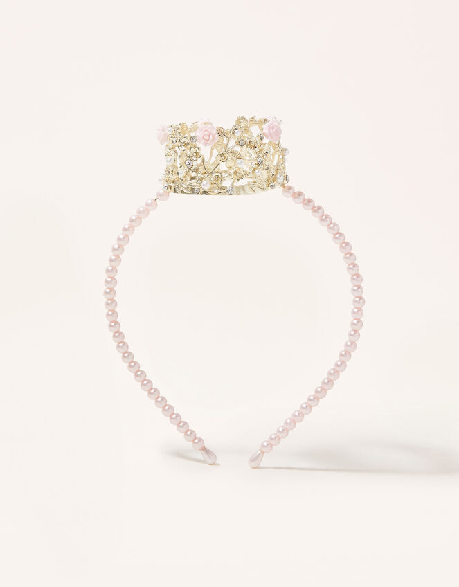 Flower Garden Crown Headband, , large