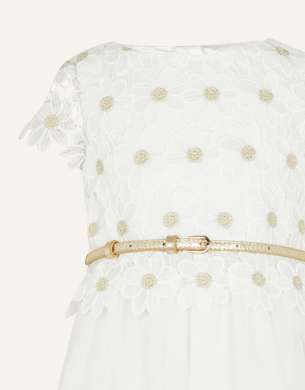 Daisy Henrietta High Low Dress Ivory