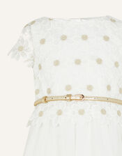 Daisy Henrietta High Low Dress, Ivory (IVORY), large
