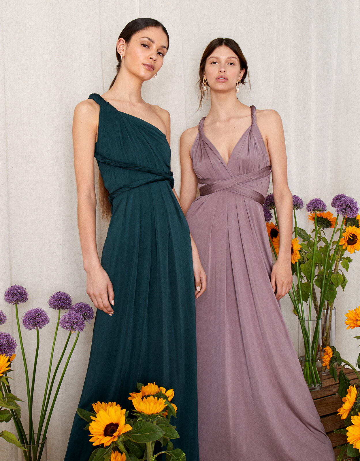 dark green special occasion dress
