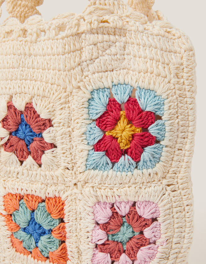 Crochet Tote Bag, , large