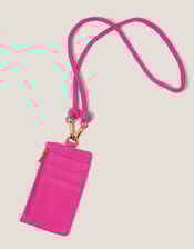 Card Holder Lanyard, Pink (PINK), large