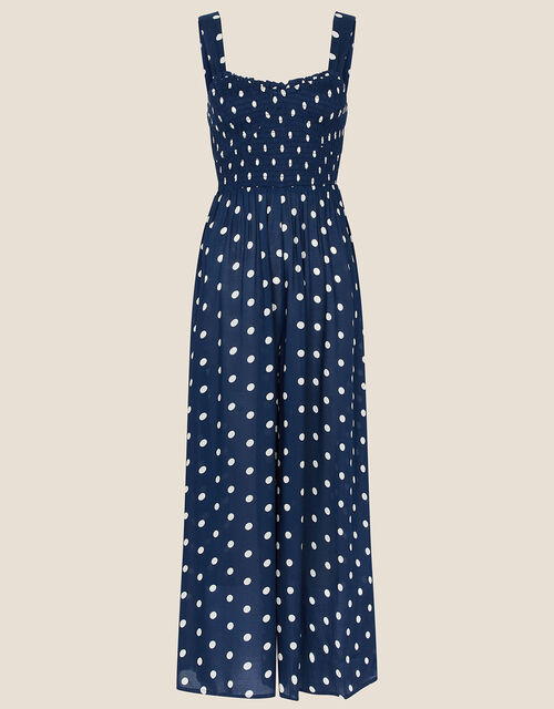 Hector Polka Dot Jumpsuit Blue Jumpsuits Monsoon Uk