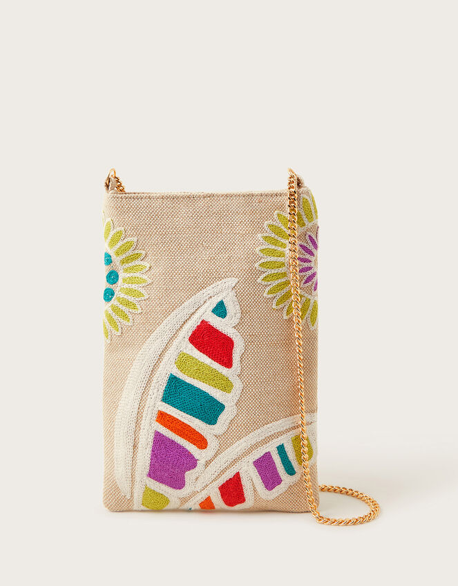 Embroidered Phone Bag, , large