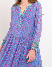 East Rian Pintuck Dress, Purple (LILAC), large